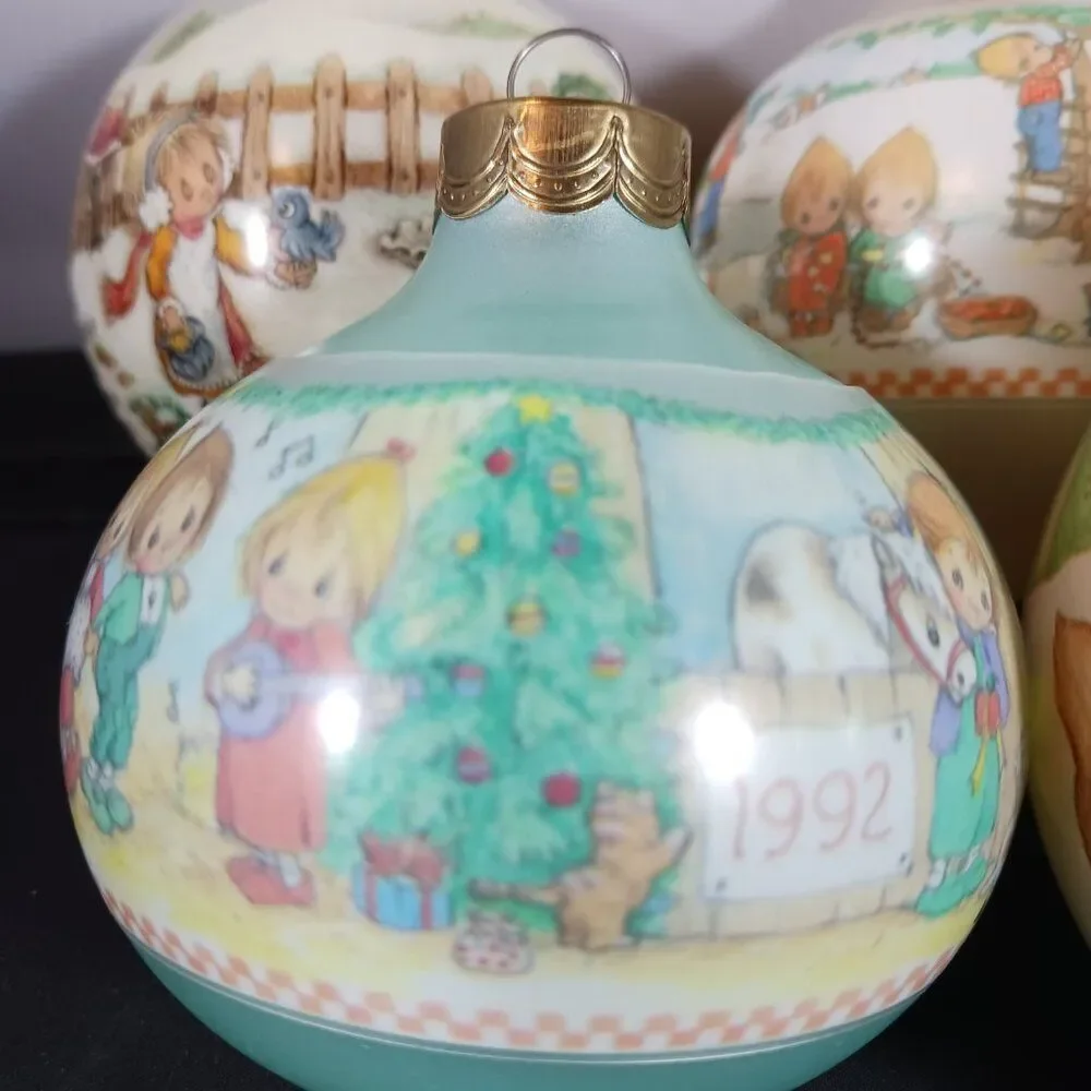 5pcs Vintage Hallmark Ornament Decor